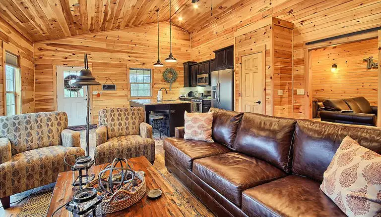 Bookers Cabin Living Room